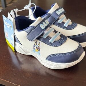 Bluey Kids Sneakers - Navy and White